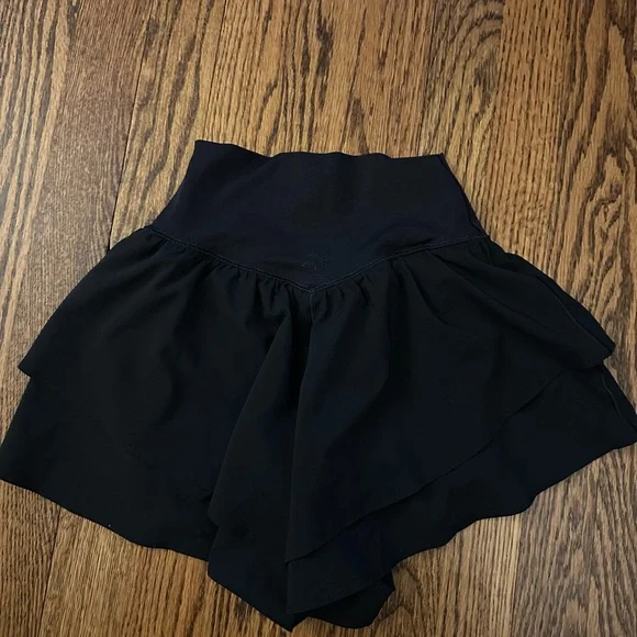 Aerie Offline Black Athletic Skort Skirt XXS - Picture 2 of 4